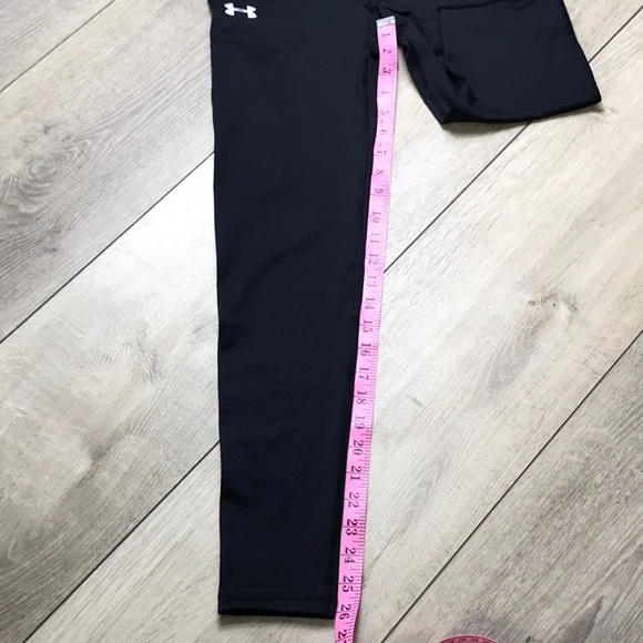 NWT UNDER ARMOUR GIRLS BLACK PANT/Leggins SZ YLG - Picture 5 of 6